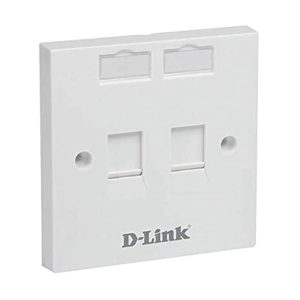 D-Link Faceplate Dual White